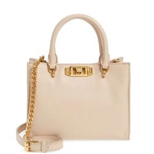 REBECCA MINKOFF women 
Mini Amour Leather Tote - Latte
